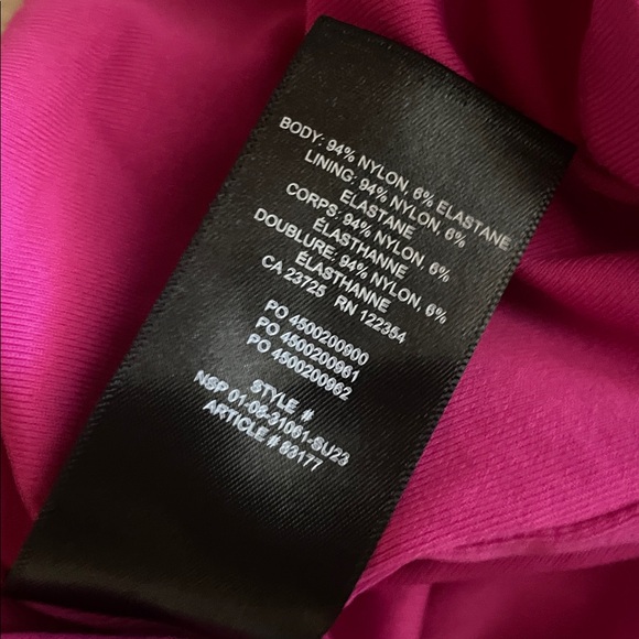 Babaton Contour Fuchsia dress - Picture 5 of 5